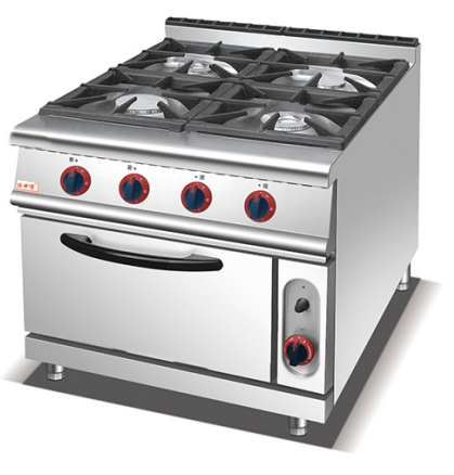 GAS 4-BURNER RANGE WITH OVEN