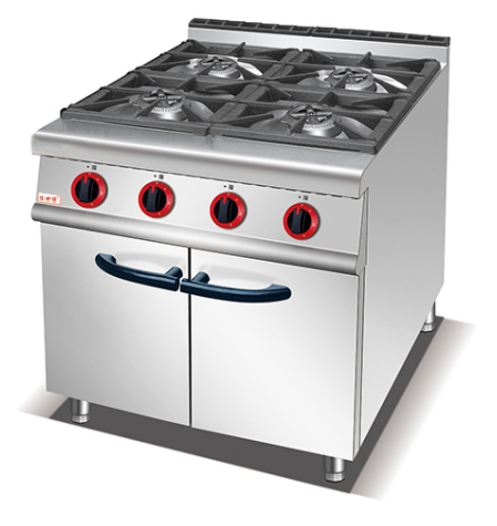 GAS 4-BURNER RANGE WITH OVEN