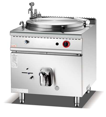 GAS INDIRECT JACKETED BOILING PAN