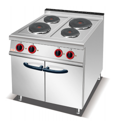 ELECTRIC 2/4-HOT ROUND PLATE COOKER WITH CABINET