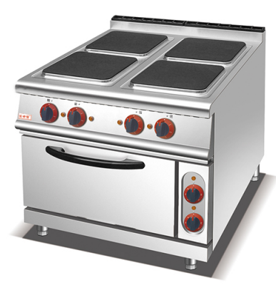 ELECTRIC 6-HOT SQUARE PLATE COOKER WITH CABINET